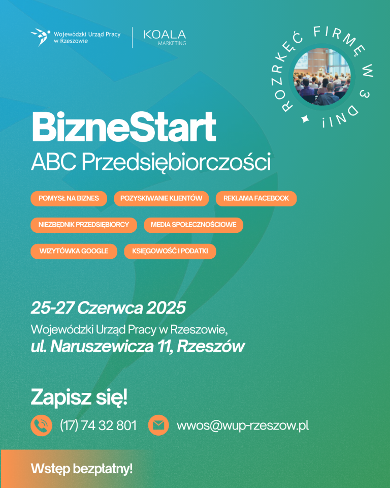 Zdjęcie artykułu BizneStart ABC Przedsiębiorczości