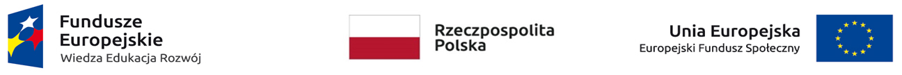Znak Fundusze Europejskie barwy Rzeczypospolitej Polskiej znak Unii Europejskiej 